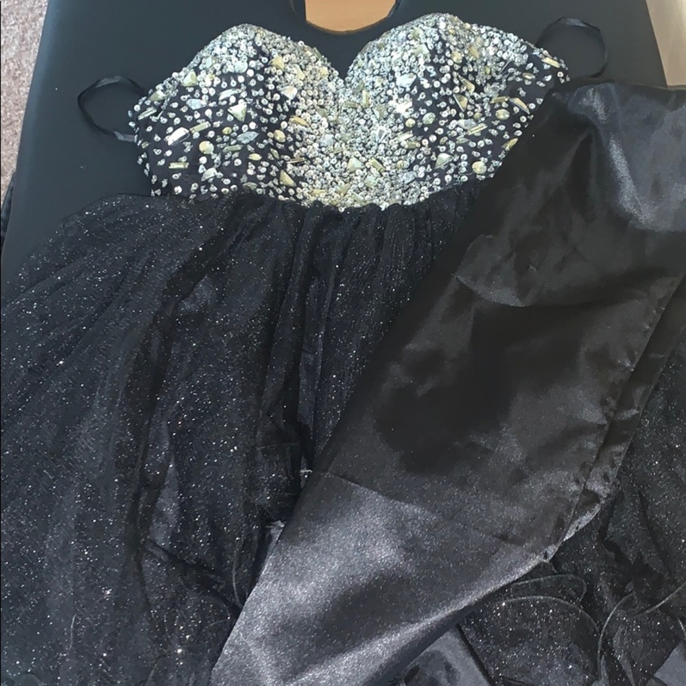 black dress